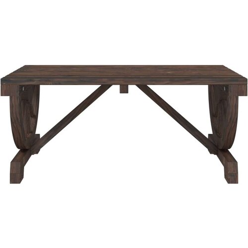 vidaXL Vrtna klubska mizica 90x50x40 cm trden les jelke Cene