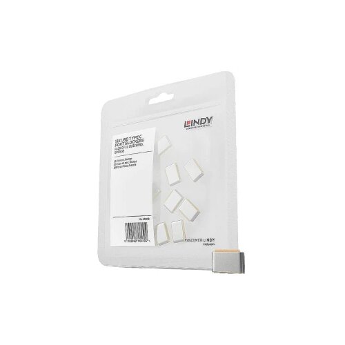 Lindy Zaključavanje USB-C&amp;trade; priključka 10-dijelni komplet narančasta bez ključa 40440 Slike