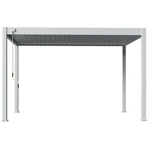 SUNFUN Paviljon s letvicama Toluca (300 x 400 cm, Materijal postolja: Aluminij, Bijela) Cijene