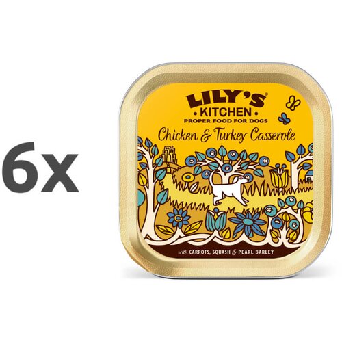 Lily's Kitchen chicken & turkey casserole adult - piščanec in puran - 150 g 6 x 150 g Cene