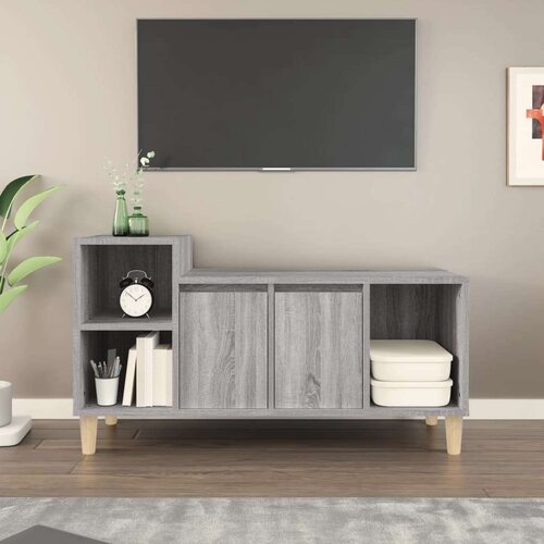 TV ormarić boja hrasta sonome 100x35x55 cm konstruirano drvo Slike