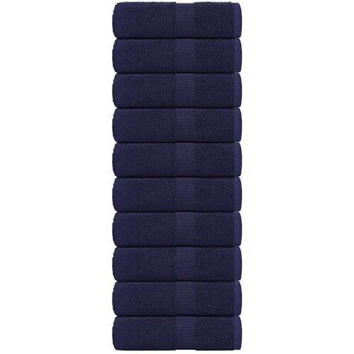 vidaXL Ručnici za pranje 10 kom modri 30 x 30 cm 360 gsm 100 % pamuk Cijene