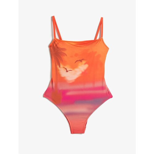 Koton tropical printed swimwear thin straps lined Slike