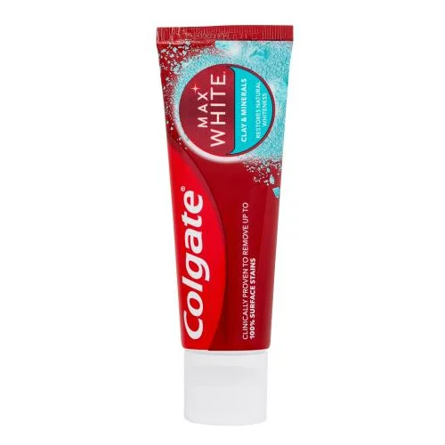 Colgate Max White Clay & Minerals zubna pasta za izbjeljivanje s glinom i aktivnim mineralima 75 ml