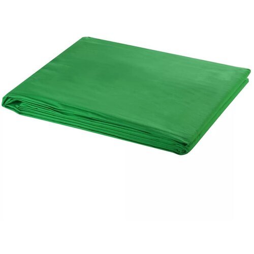 VidaXL Ozadje iz bombaža zeleno 600 x 300 cm Chroma Key Slike