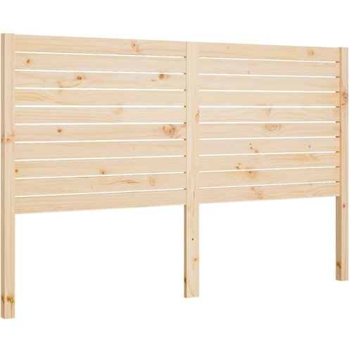 Maison Chic Posteljno vzglavje - Vzglavna omarica 146x4x100 cm trdna borovina, (22077078) Slike