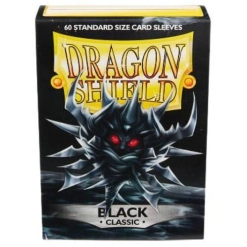 Arcane Tinmen Dragon Shield 60 Standard Sleeves - Black Classic Cene