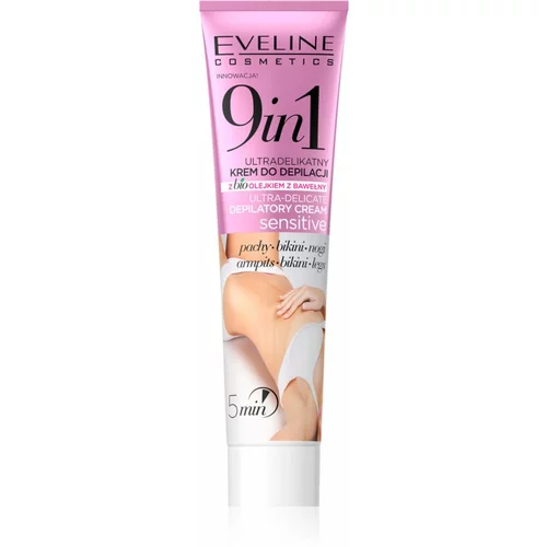 Eveline Cosmetics Sensitive depilacijska krema za občutljivo kožo 125 ml