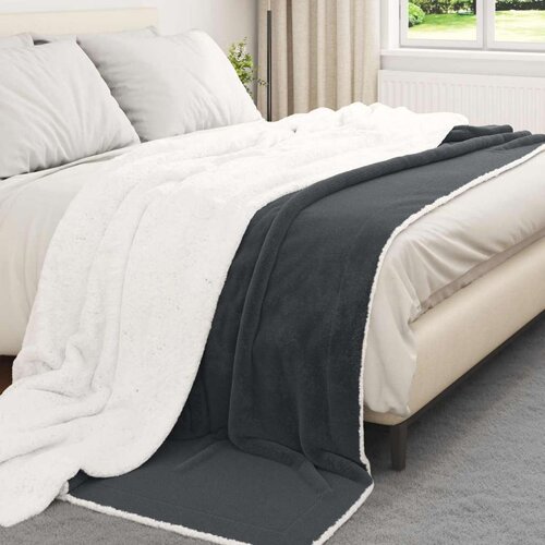  Odeja Temno siva 240 x 270 cm Flis, (5000288151) Cene