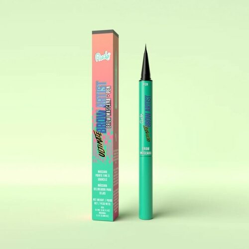 Rude Cosmetics maskara i olovka za obrve Neutral Brown Ultimate Brow Artist Slike