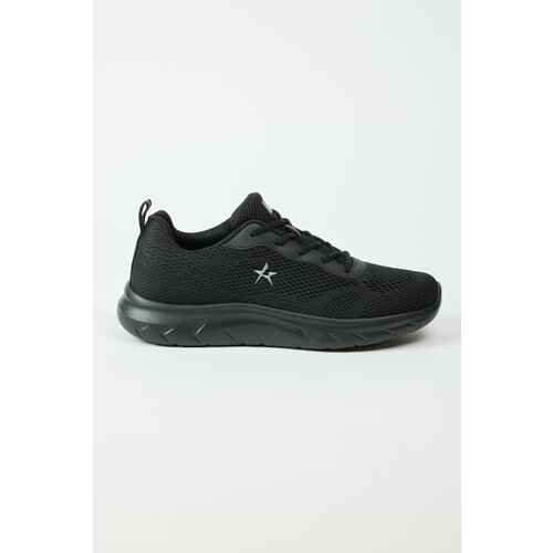 ALTINYILDIZ CLASSICS Men's Black Comfortable Sole Sneaker Sports Shoes Slike