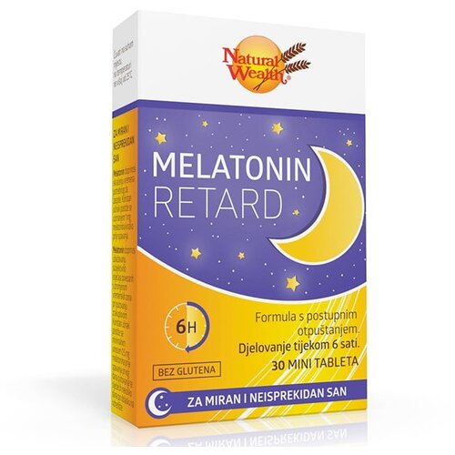 NATURAL WEALTH-NW natural wealth melatonin retard 30 mini tableta Cene