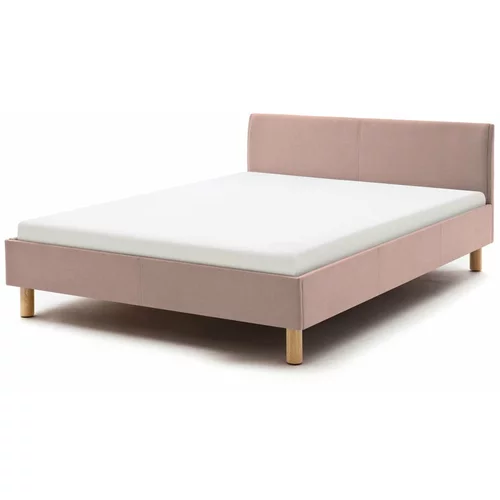 Meise Möbel svetlo roza zakonska postelja Lena, 140 x 200 cm