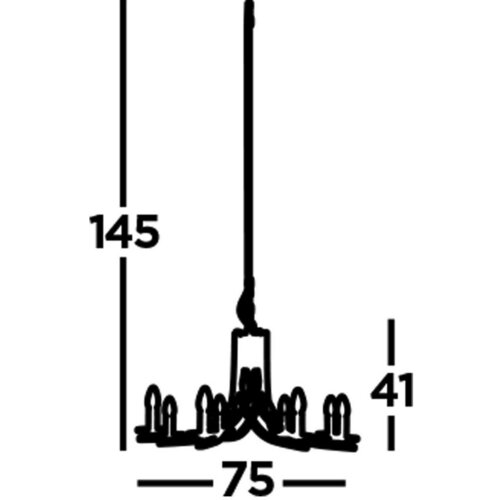 XXXL lestenec ascona 75/145 cm E14 Slike