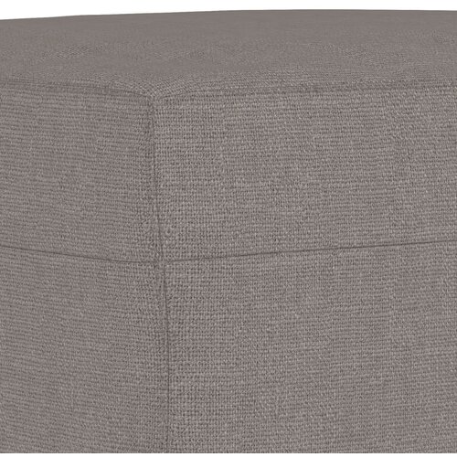  3-dijelni set sofa s jastucima smeđesivi od tkanine Slike