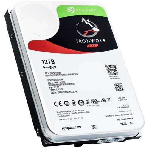 HDD Seagate 12TB IronWolf 7200rpm 256MB SATA3 ST12000VN0008 Cene
