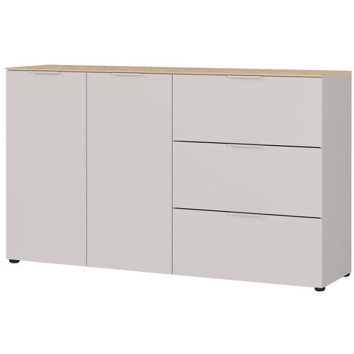 Germania Kremno bela komoda v mat dekorju 151x98x40 cm Savoca &amp;ndash; Slike