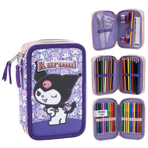 Hello Kitty Plumier Kuromi triple Slike