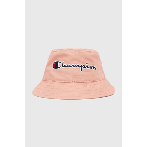 Champion Dječji pamučni šešir boja: ružičasta, pamučni