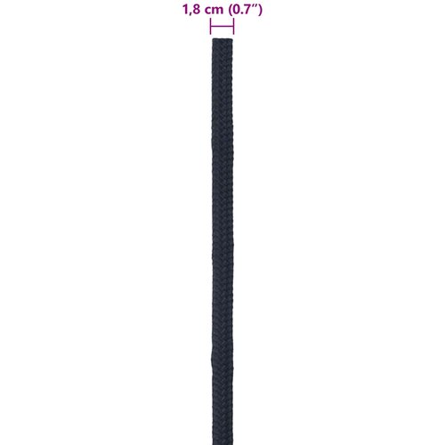  Konopac za čamce 1.8 mm 100 m Kraljevsko plava Poliester Slike