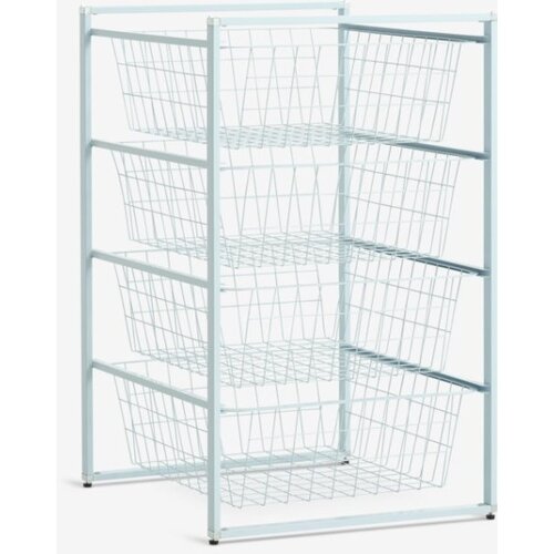  Insert za ormar, 42x45, 4 korpe, Sivi Slike