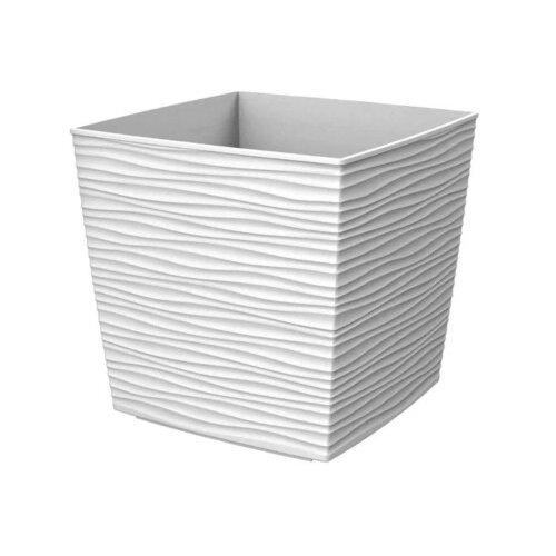 Gardino saksija finesa kvadrat 30x30x29h bela ( 34482 ) Slike