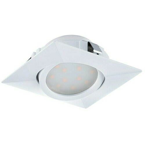 Eglo Ugradbena LED svjetiljka Pineda (6 W, D x &amp;Scaron; x V: 8,4 x 8,4 x 4 cm, Bijele boje, Topla bijela) Slike