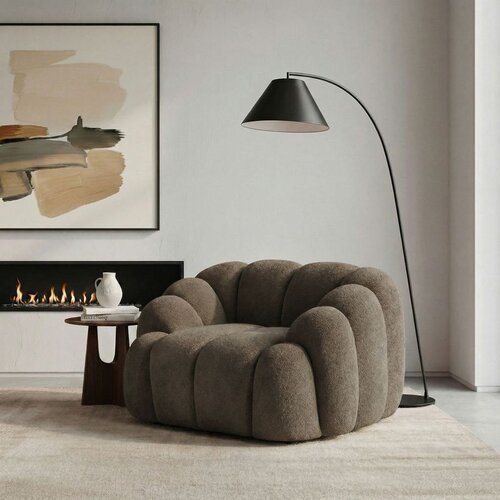Atelier Del Sofa Octavio - Brown Brown 1-Seat Sofa Slike
