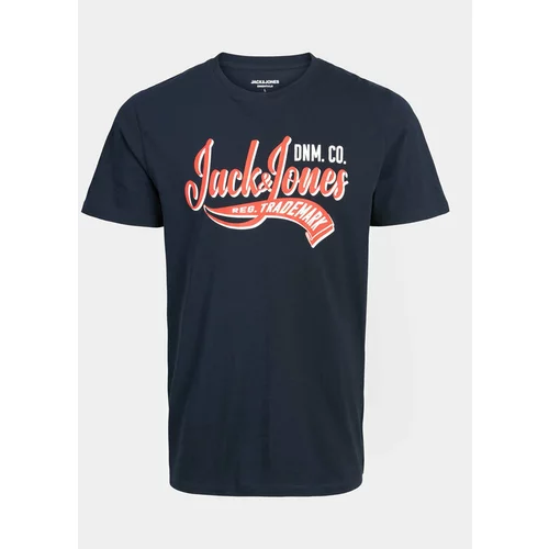 Jack & Jones Majica 12257379 Mornarsko modra Standard Fit