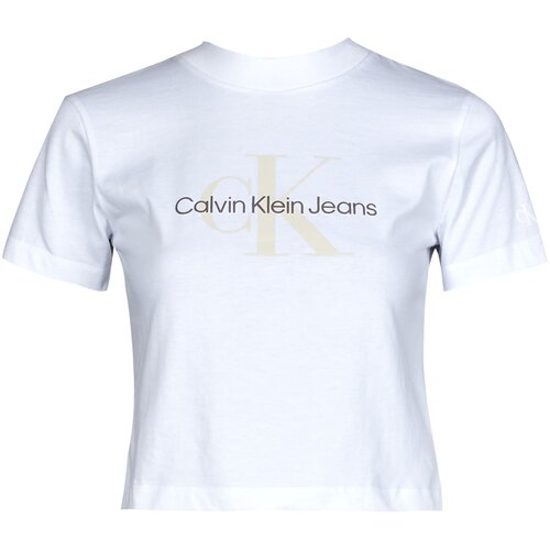 Calvin Klein Jeans seasonal monogram baby tee bijela Slike