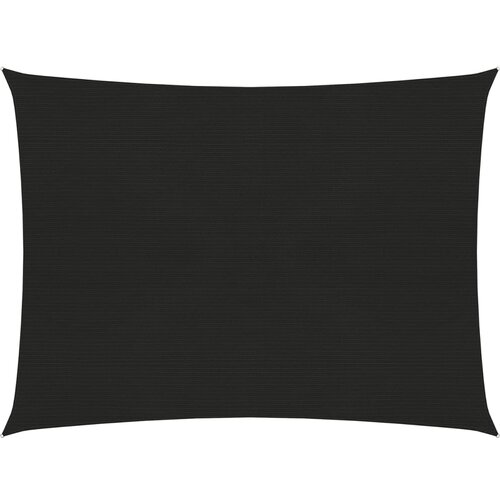 vidaXL Senčno jadro 160 g/m² črno 3x4 m HDPE, (20609165) Cene