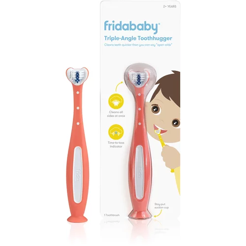 Frida Baby fridababy® trikotna otroška zobna ščetka toothhugger pink