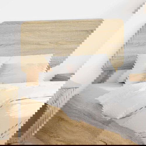  Uzglavlje s uzglavljem Sonoma hrast 100 cm Konstruirano drvo Slike