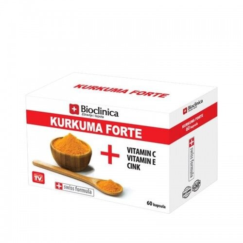 Bioclinica Kurkuma forte, 60 kapsula Slike