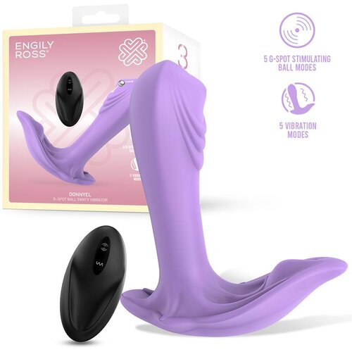 ENGILY ROSS Donnyel Panty Vibrator with G-Spot Ball & Remote Control Purple Cijene