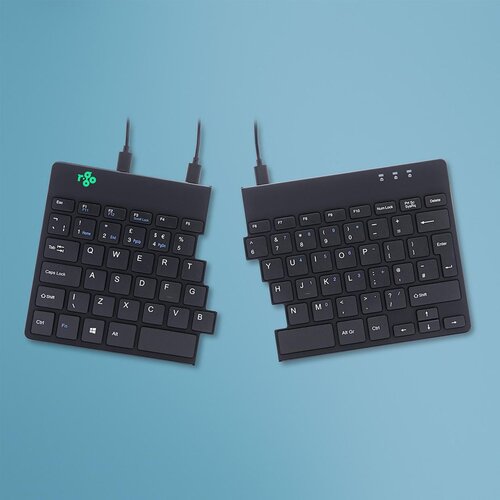  R-Go Tools Ergonomic keyboard R-Go Split Break v2 with break software, ergonomic split keyboard, QWERTY (UK), Wired, black Cijene