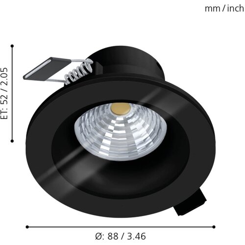 Eglo 99494 - LED prigu&amp;scaron;iva kupatilska svetiljka SALABATE LED/6W/230V 4000K IP44 Slike
