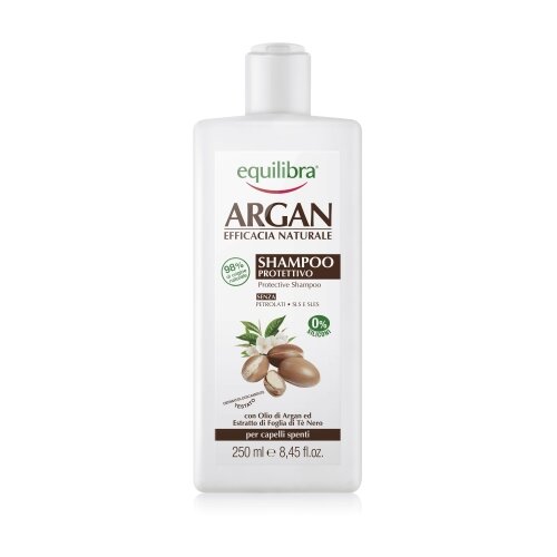 Aps Arganov &amp;scaron;ampon Equilibra Naturale, Za&amp;scaron;čita in Hranjenje, 250 ml, (22067992) Slike