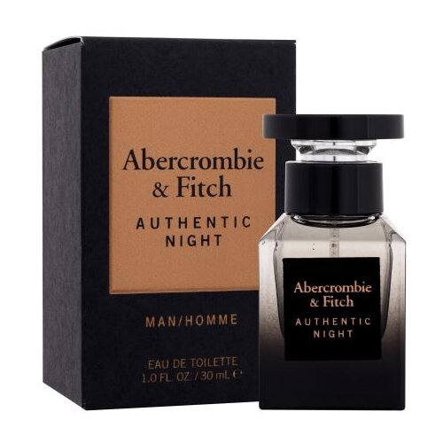 Abercrombie &amp;amp; Fitch Authentic Night 30 ml toaletna voda za mo&amp;scaron;ke Slike