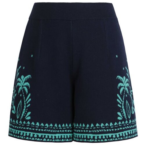IVKO WOMAN Žakardni &Scaron;orc/ urban botanik motiv - marin plava Cene