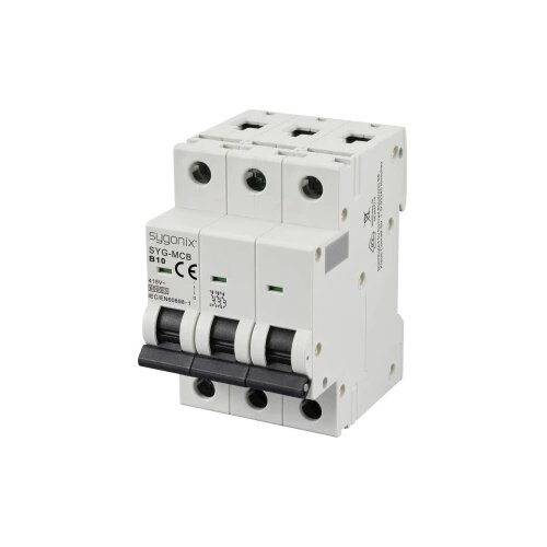 sygonix SY-6440990 SYG-MCB 3P/B10/6KA zaštitna sklopka za vodove 3-polni 10 A 415 V/AC Cijene