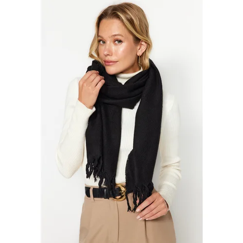 Trendyol Black Soft-Textured Scarf