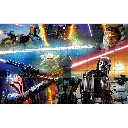 Ravensburger Premium 300 kosov XXL Softclick Crossfire sestavljanke Star Wars The Mandalorian, Ve?barvno, (21552464) Cene