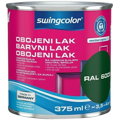 SWINGCOLOR Barvni lak 2v1 Swingcolor (mah zelena, sijaj, 375 ml) Slike