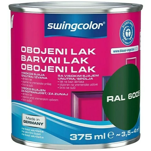 SWINGCOLOR Barvni lak 2v1 Swingcolor (mah zelena, sijaj, 375 ml)