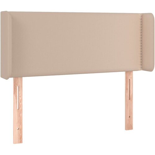 Maison Chic vzglavna omarica - nočna omarica - posteljna omarica z u&amp;scaron;esi kapučino 103x16x78/88 cm umetno usnje, (21708154) Slike