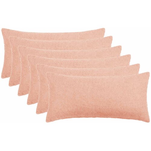  Presvlaka za jastuk 6 pcs HEERLEN Ružičasta 40 x 80 cm Bouclé Cene