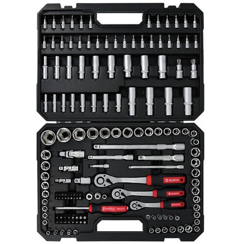  Wurth set red stripe nas.kljč 1/4 3/8 1/2 154k Cene