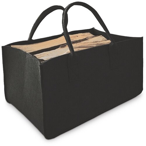 Lienbacher Torba za drva iz filca (50 x 27 x 34 cm, črna) Cene
