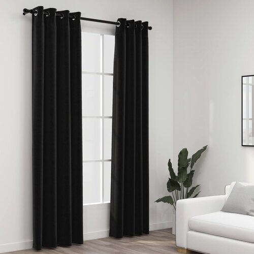 vidaXL Zavjese za zamračivanje 2 kom antracit 140 x 245 cm Cijene
